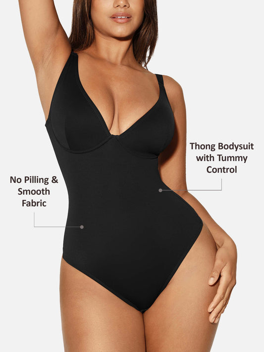 Tummy Control Seamless Wide Strap Bodysuit