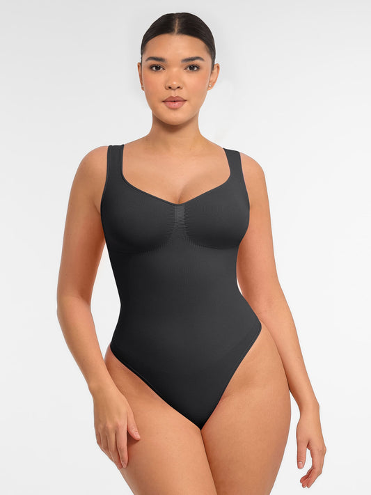 Tummy Control Seamless Wide Strap Bodysuit